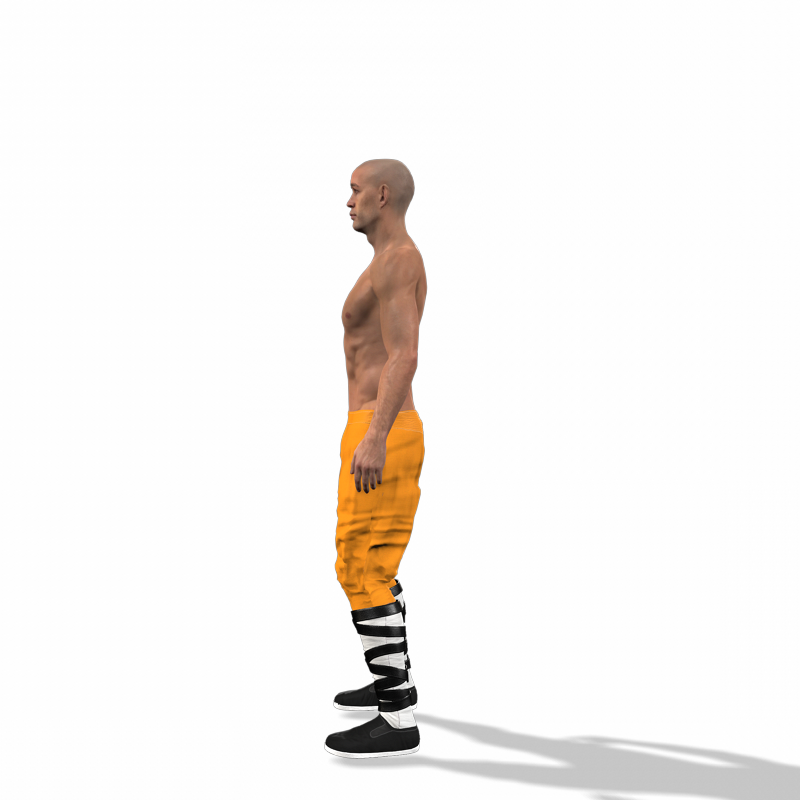 Base Posture - Left view